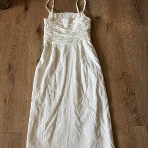 Peony Women's Midi‎ White Dress Size 10